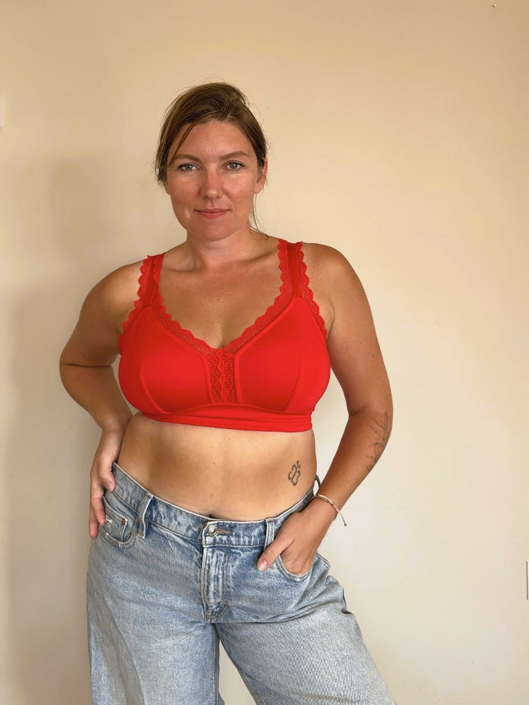 חזייה ללא ברזלים מידות גדולות - איב