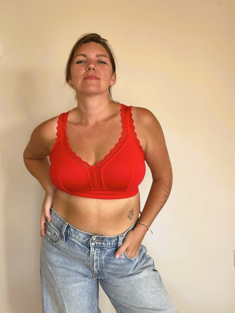 חזייה ללא ברזלים מידות גדולות - איב