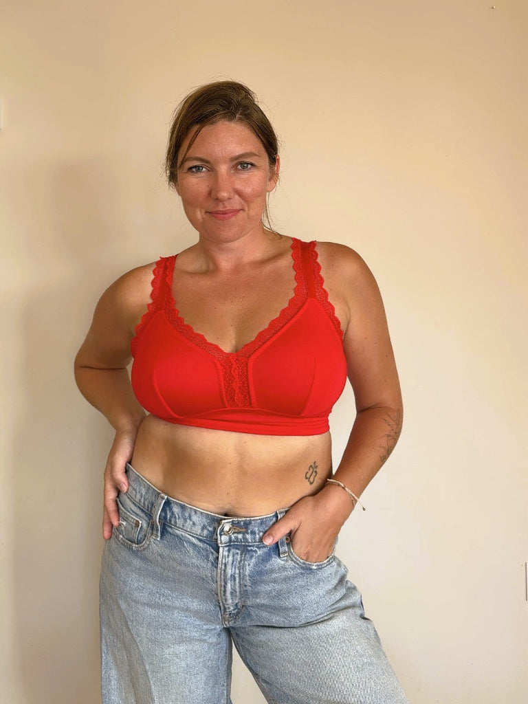 חזייה ללא ברזלים מידות גדולות - איב