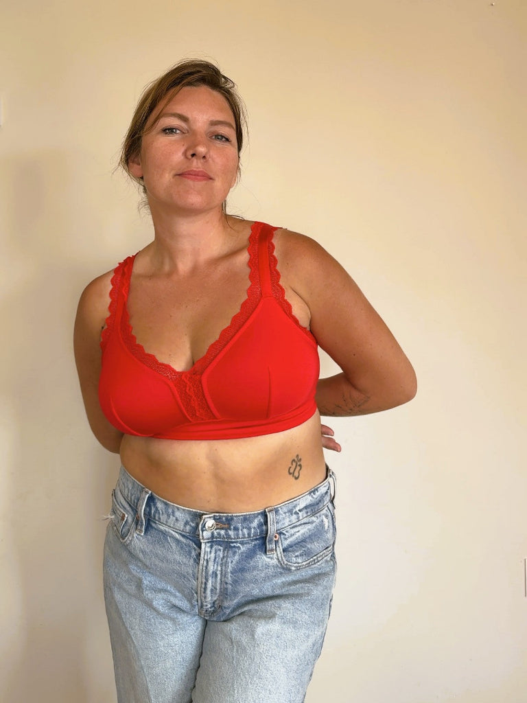 חזייה ללא ברזלים מידות גדולות - איב