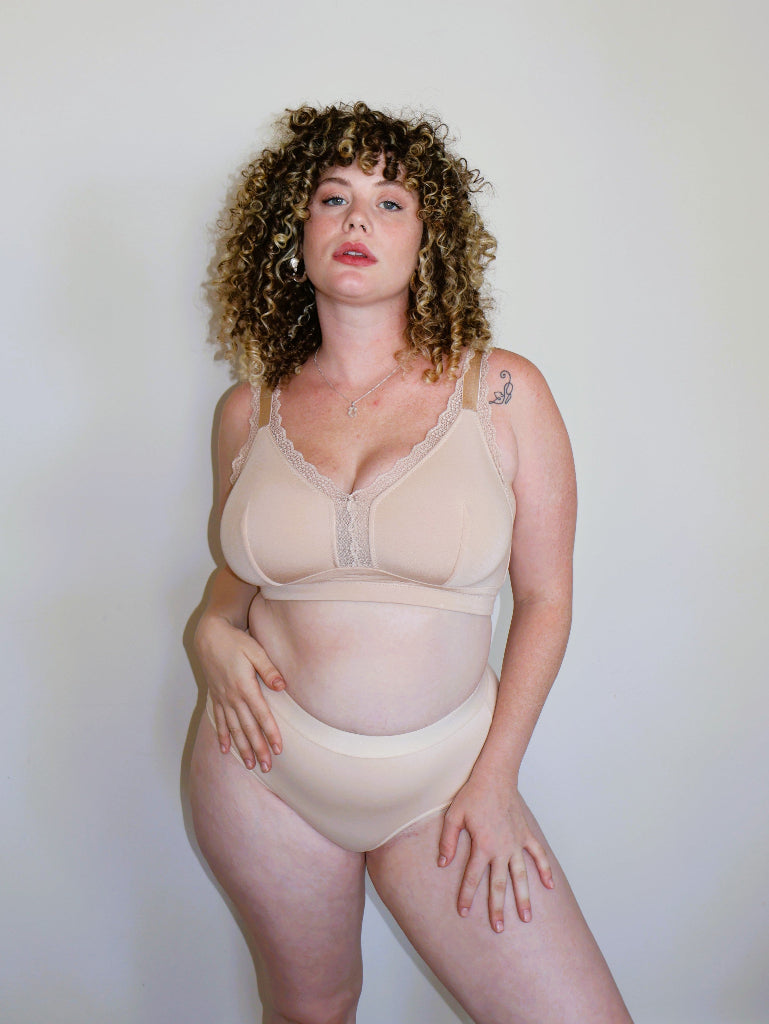 חזייה ללא ברזלים מידות גדולות - איב