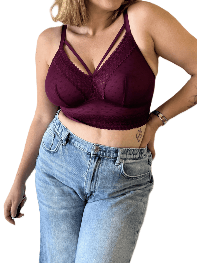 חזייה ללא ברזלים מידות גדולות - מיה