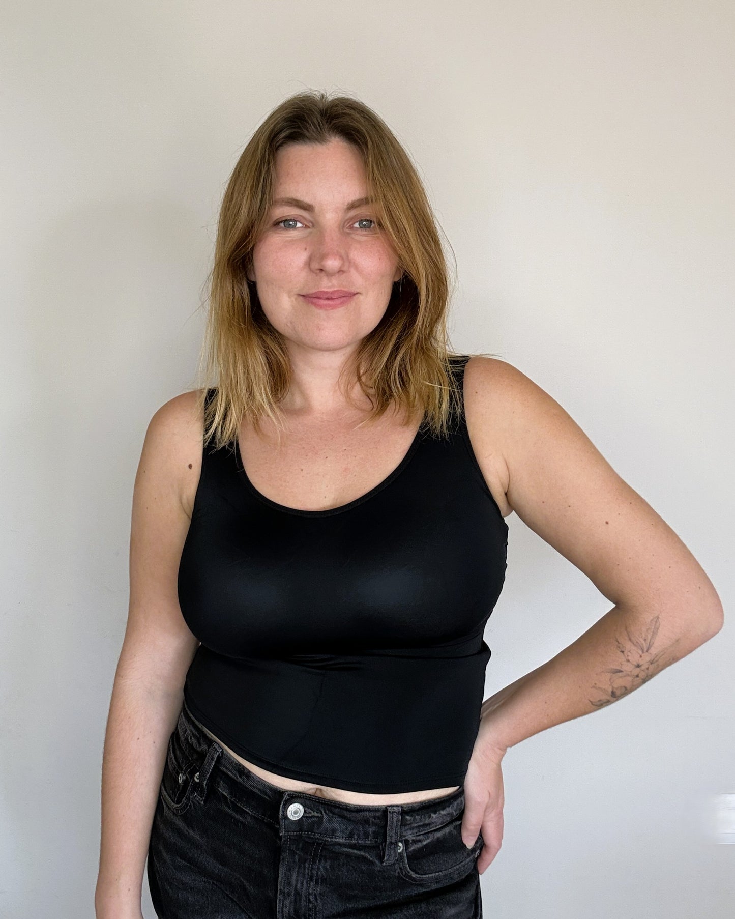 גופייה עם תמיכה מידות גדולות - בילי