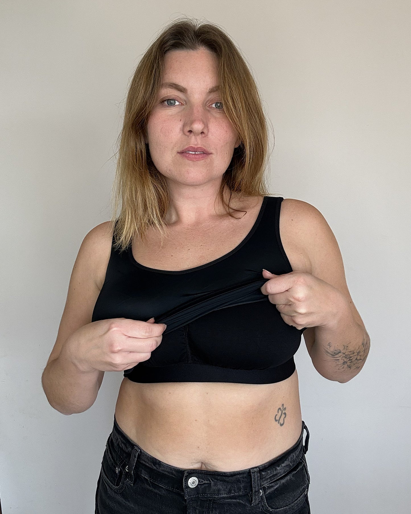 גופייה עם תמיכה מידות גדולות - בילי