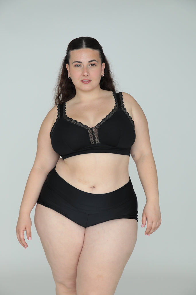 חזייה ללא ברזלים מידות גדולות - איב