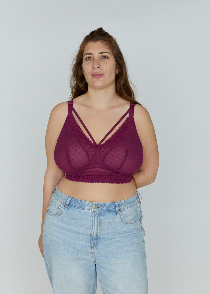 חזייה ללא ברזלים מידות גדולות - מיה