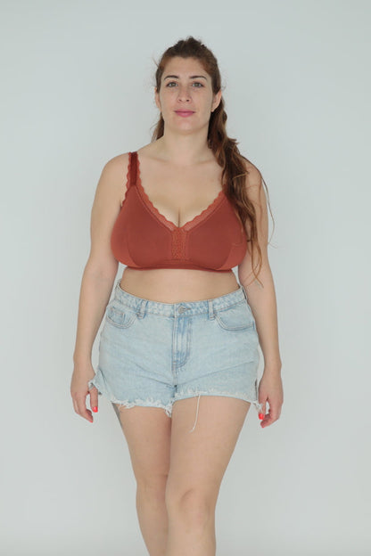 חזייה ללא ברזלים מידות גדולות - איב