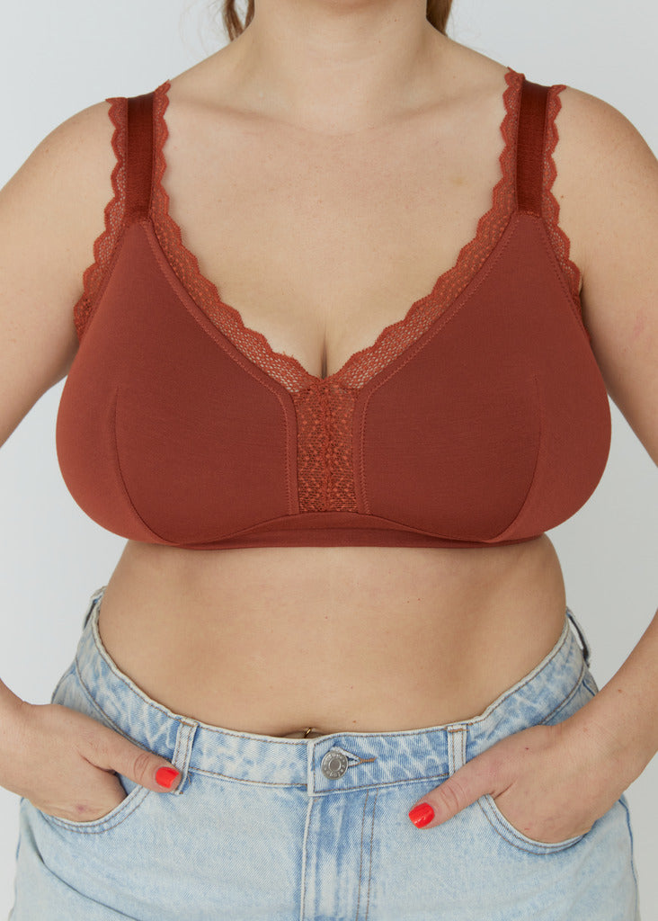 חזייה ללא ברזלים מידות גדולות - איב